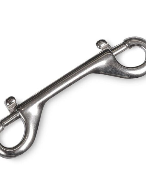 Moschettone Acciaio Doppia Luce Lungo