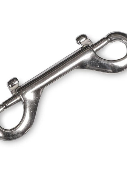 Moschettone Acciaio Doppia Luce Medio