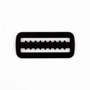 Fibbia Alluminio Passante con Denti