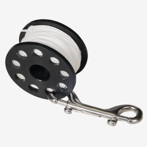 Spool Tecnico Delrin 24 mt con Moschettone Acciaio