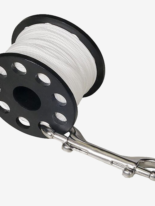 Spool Tecnico Delrin 33 mt con Moschettone Acciaio