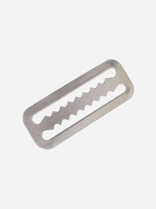 Fibbia Dentata in Acciaio